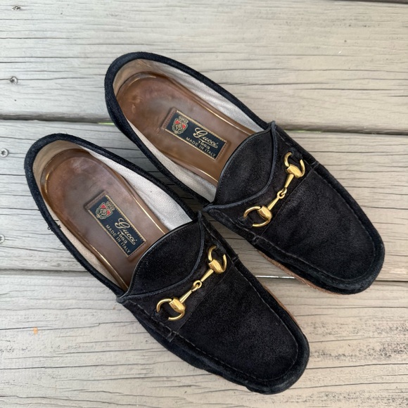 Gucci Horsebit 1953 loafers in black suede size 9 - Picture 2 of 16